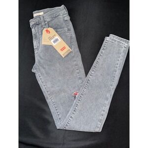 Levis 720 High Rise Super Skinny Jeans Grey Wash Size 24 NWT 527970204